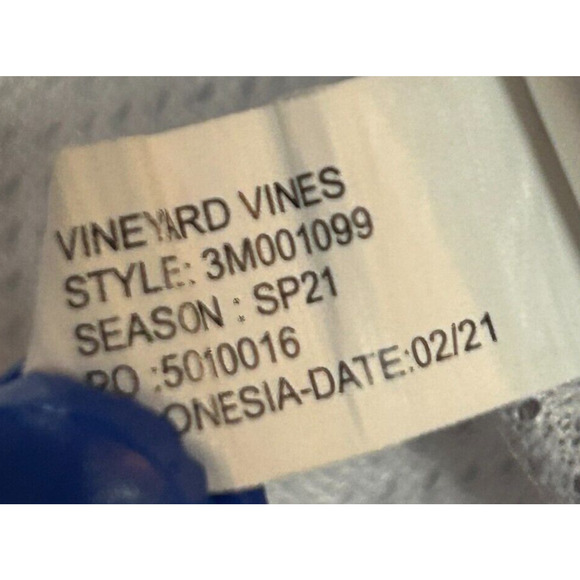 Vineyard Vines Swim Trunks Mens XL Blue Fish Tropical Actual 32X6 Stretch Lined - Picture 9 of 10